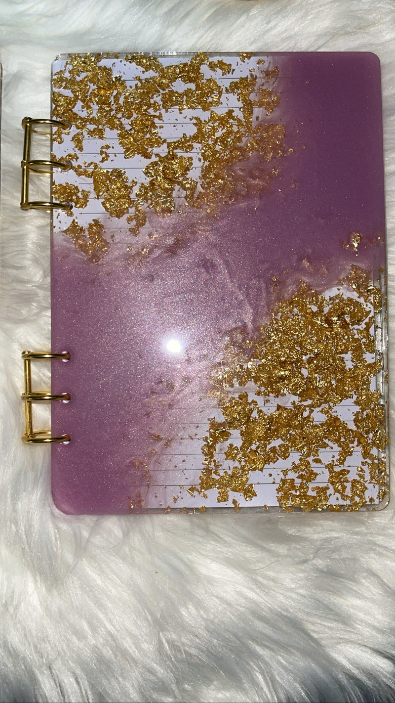 Resin Custom Notebook Planner Cover A6 or A5